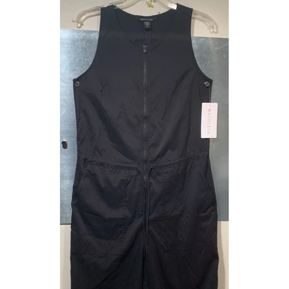 Athleta Flex Jumpsuit Size Small In Black Originally $139. NWT